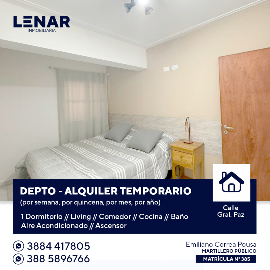 ALQUILER TEMPORARIO