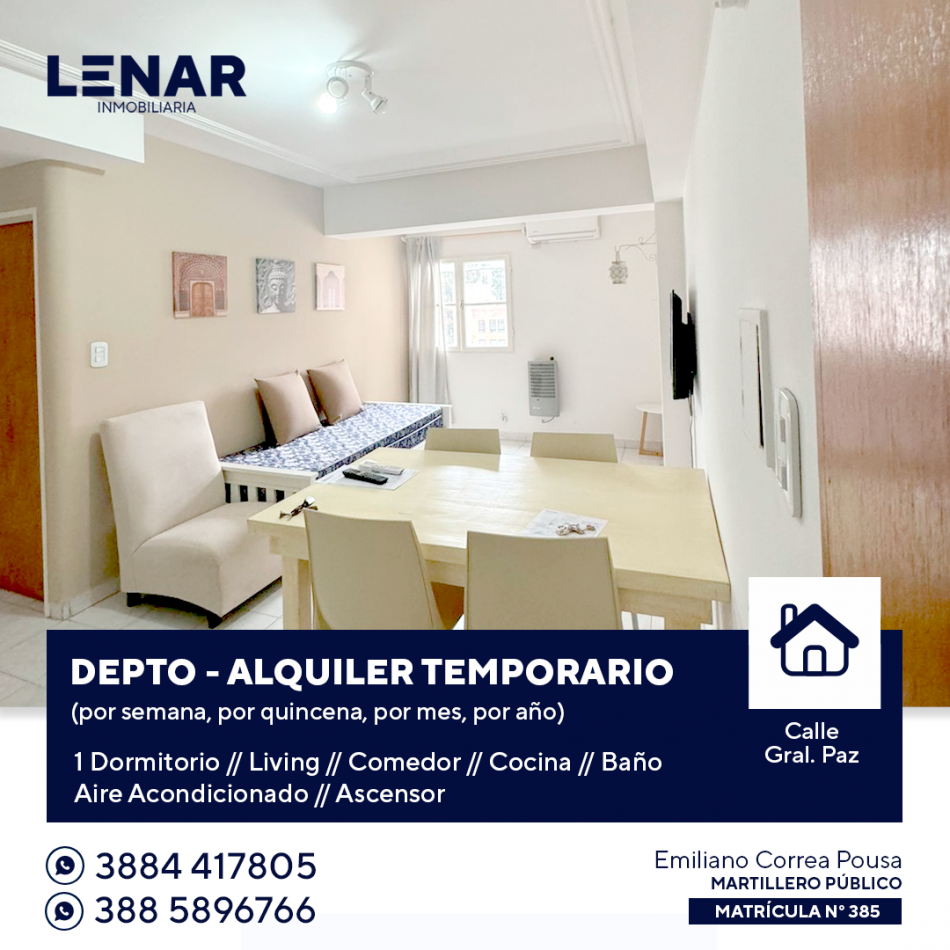 ALQUILER TEMPORARIO